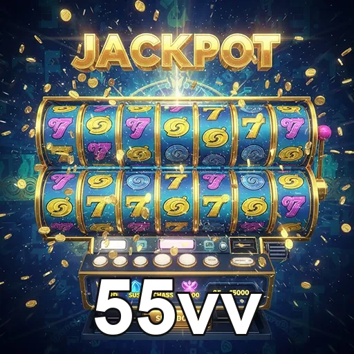 Imagem de jogos de caça-níqueis no site 55vv, destaque em slots e entretenimento online.